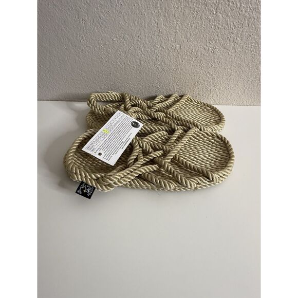 Nomadic State Of Mind JC s Bone 39 Rope Sandals Womens 9 9.5 Mens 7 7.5 NWT New - Picture 6 of 9